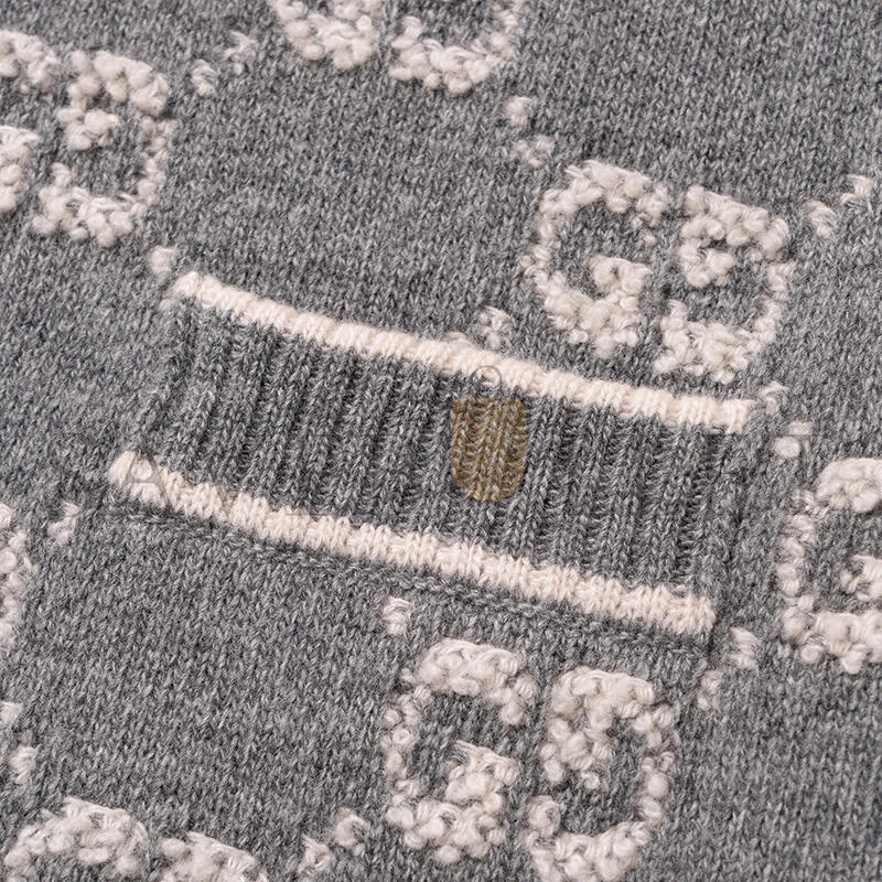 Gvc*1 wool jacquard knit cardigan 713300
